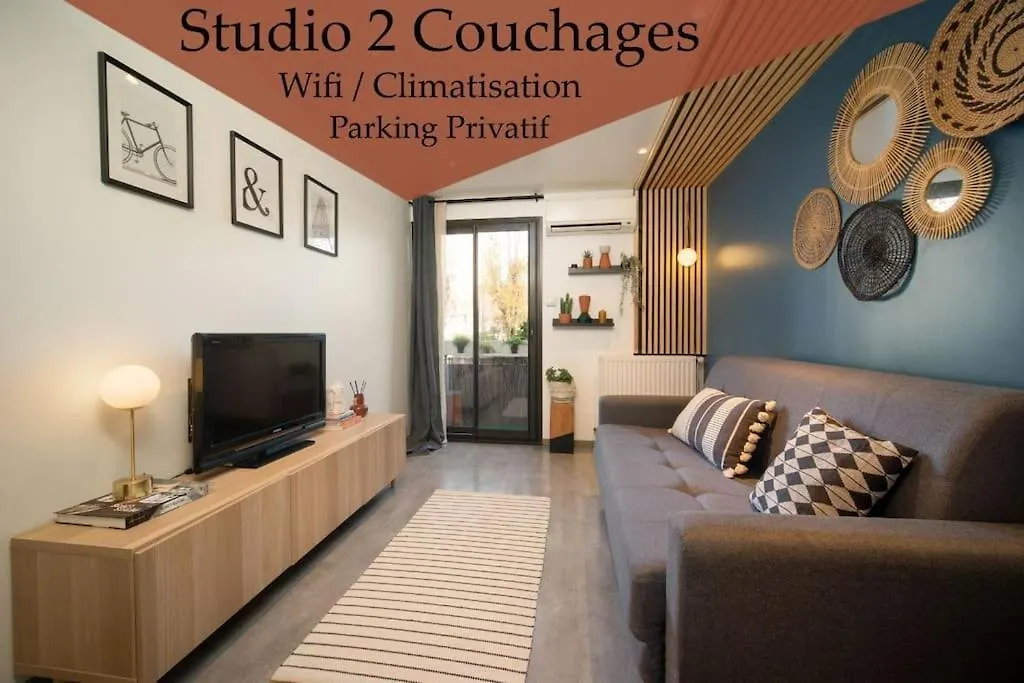 Air-Conditioned Apartment With Private Parking Marseille